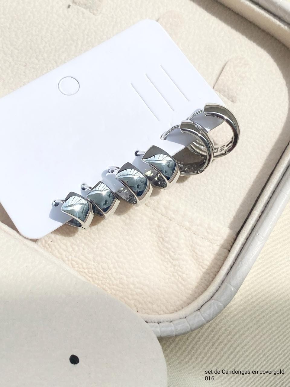 Set de candongas Covergold