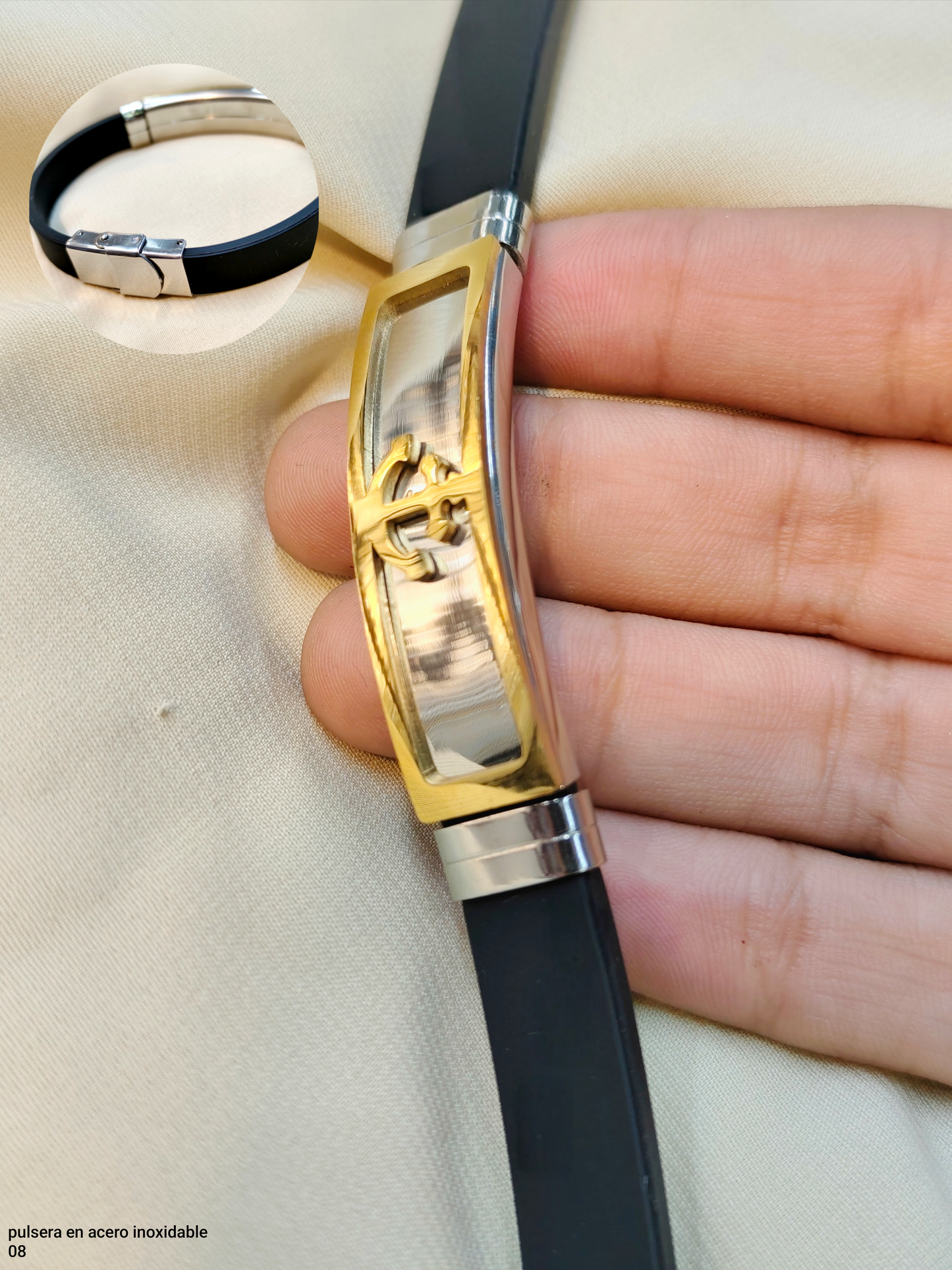 PULSERA EN ACERO INOXIDABLE