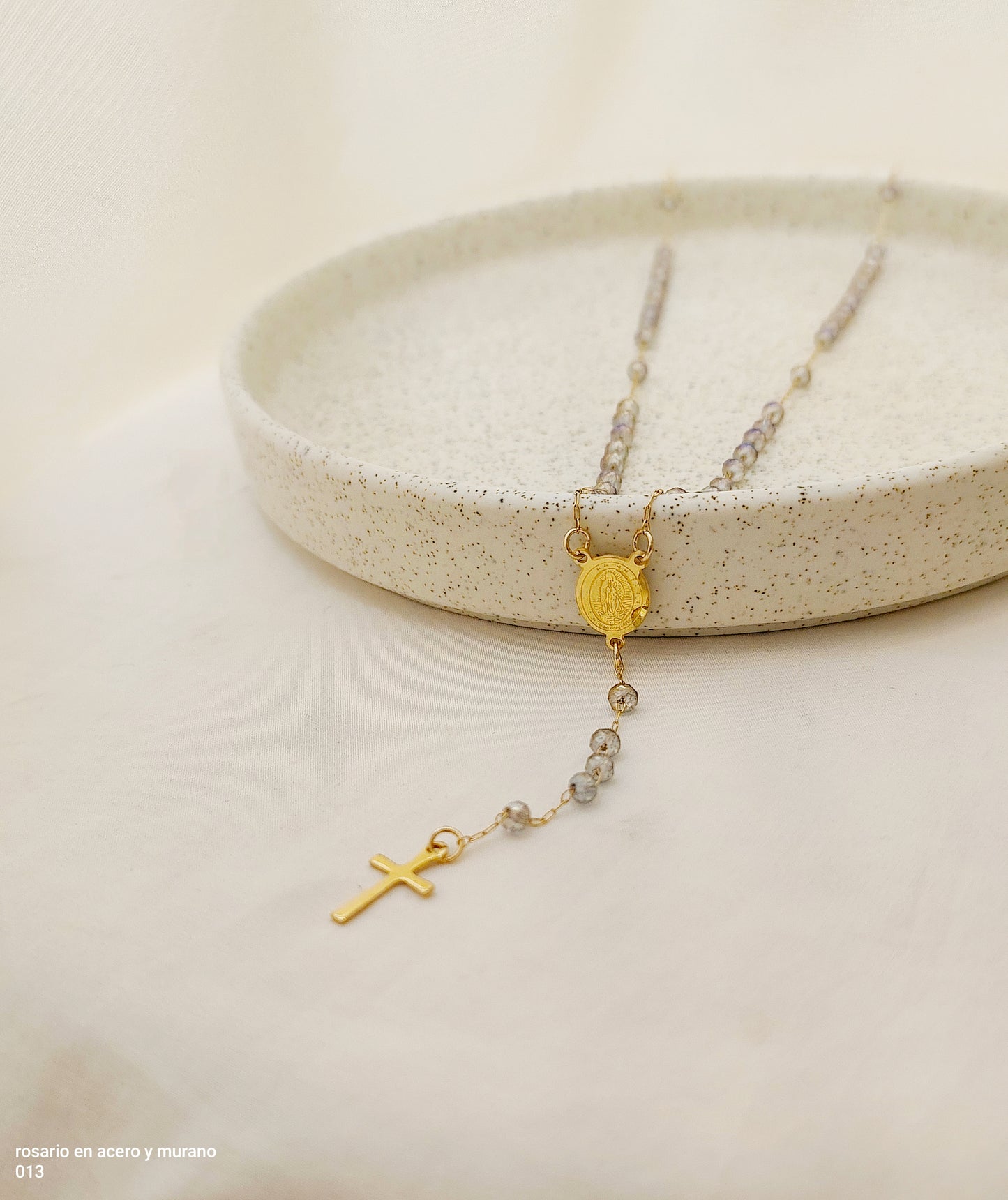 ROSARIO EN ACERO INOXIDABLE