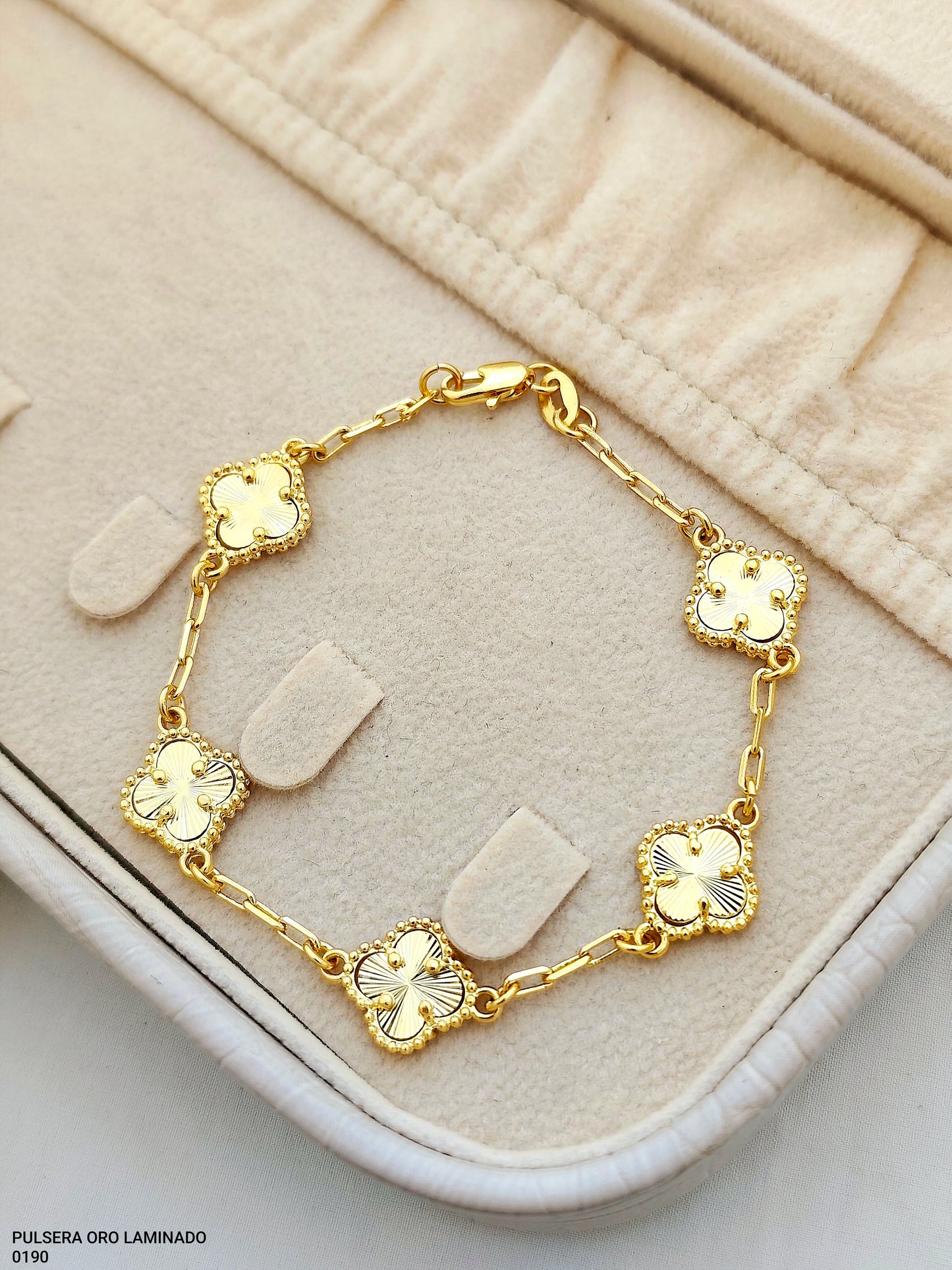 PULSERA ORO LAMINADO