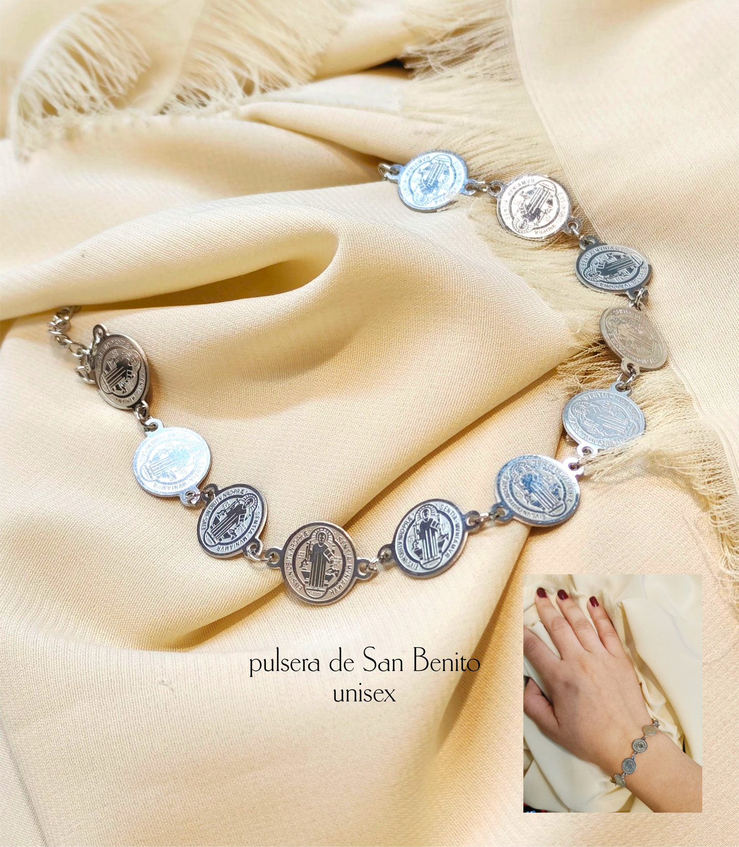 Pulsera en acero inoxidable