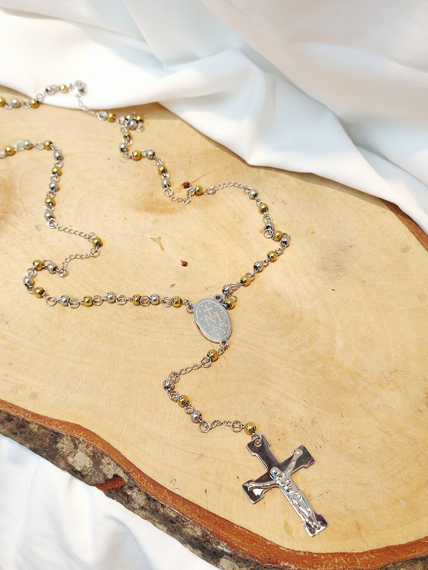 Rosario Acero Bi Color