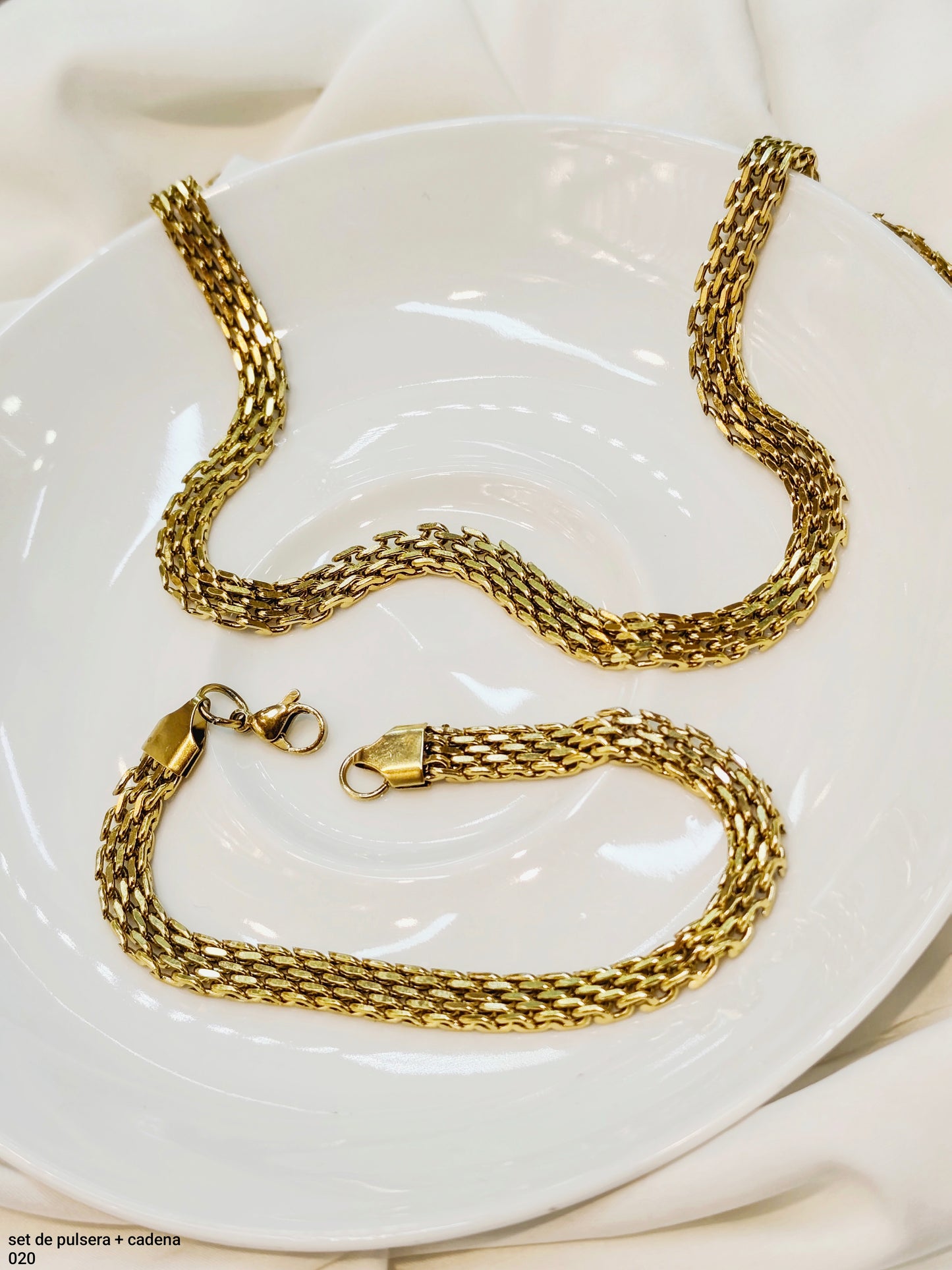 SET DE  CADENA + PULSERA