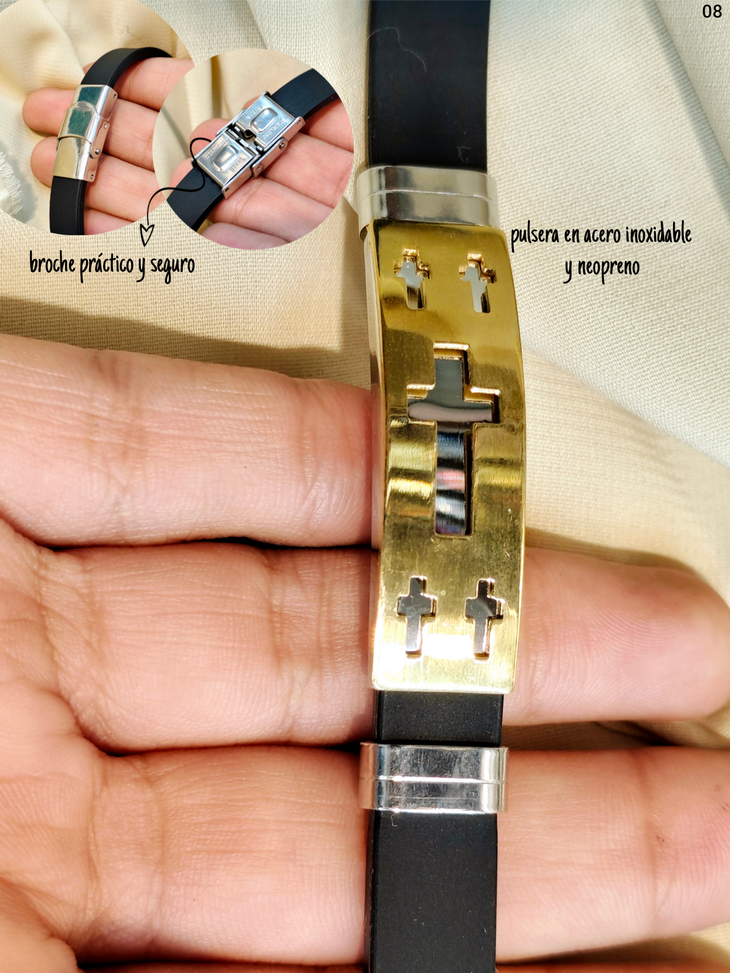 PULSERA EN ACERO INOXIDABLE