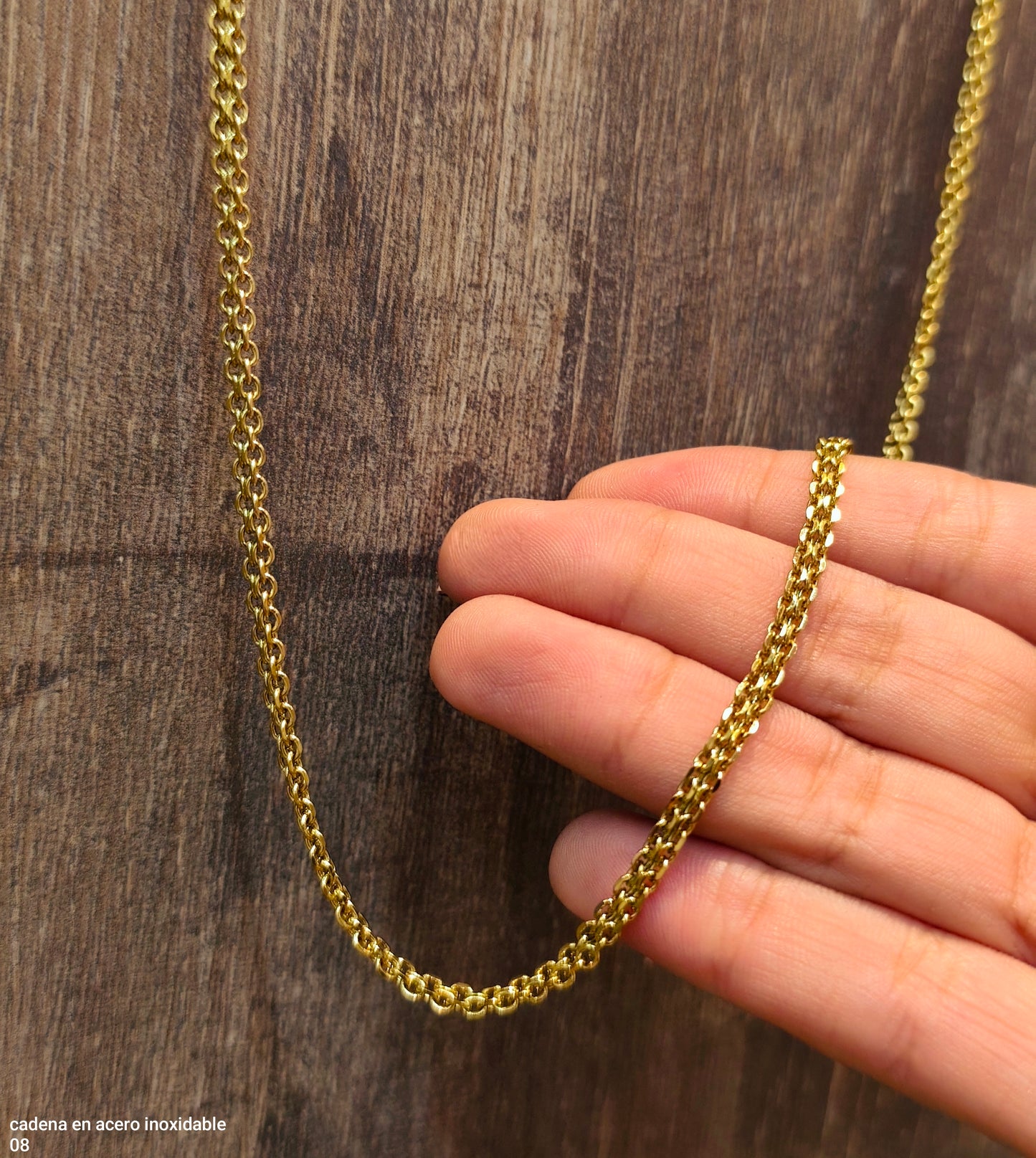 Cadena en acero inoxidable