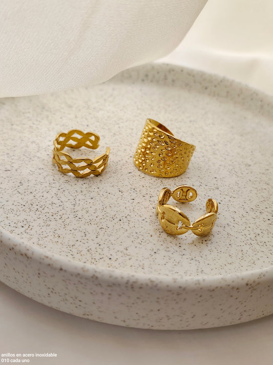 ANILLOS EN ACERO