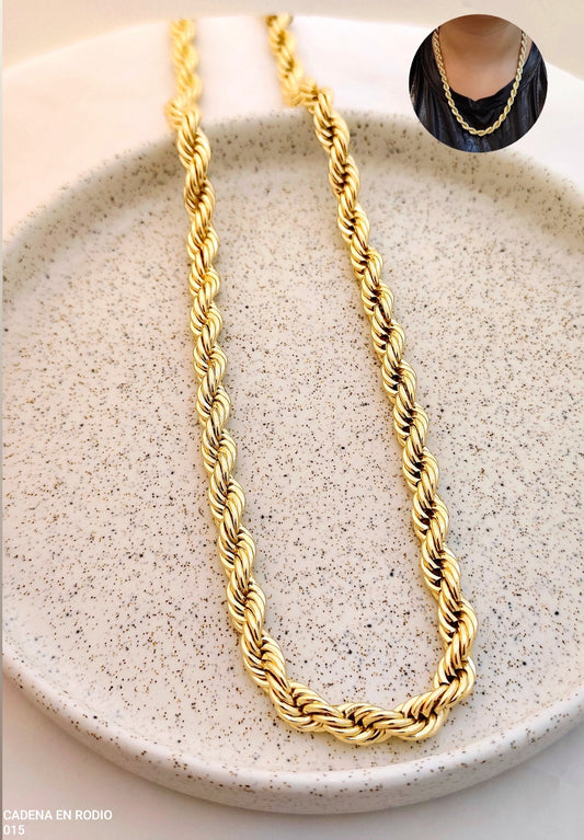 CADENA EN RODIO