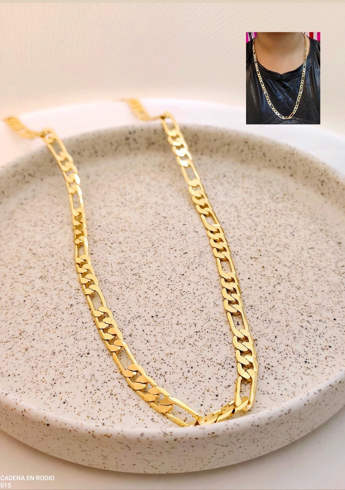 CADENA EN RODIO