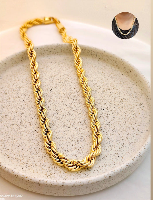 CADENA EN RODIO