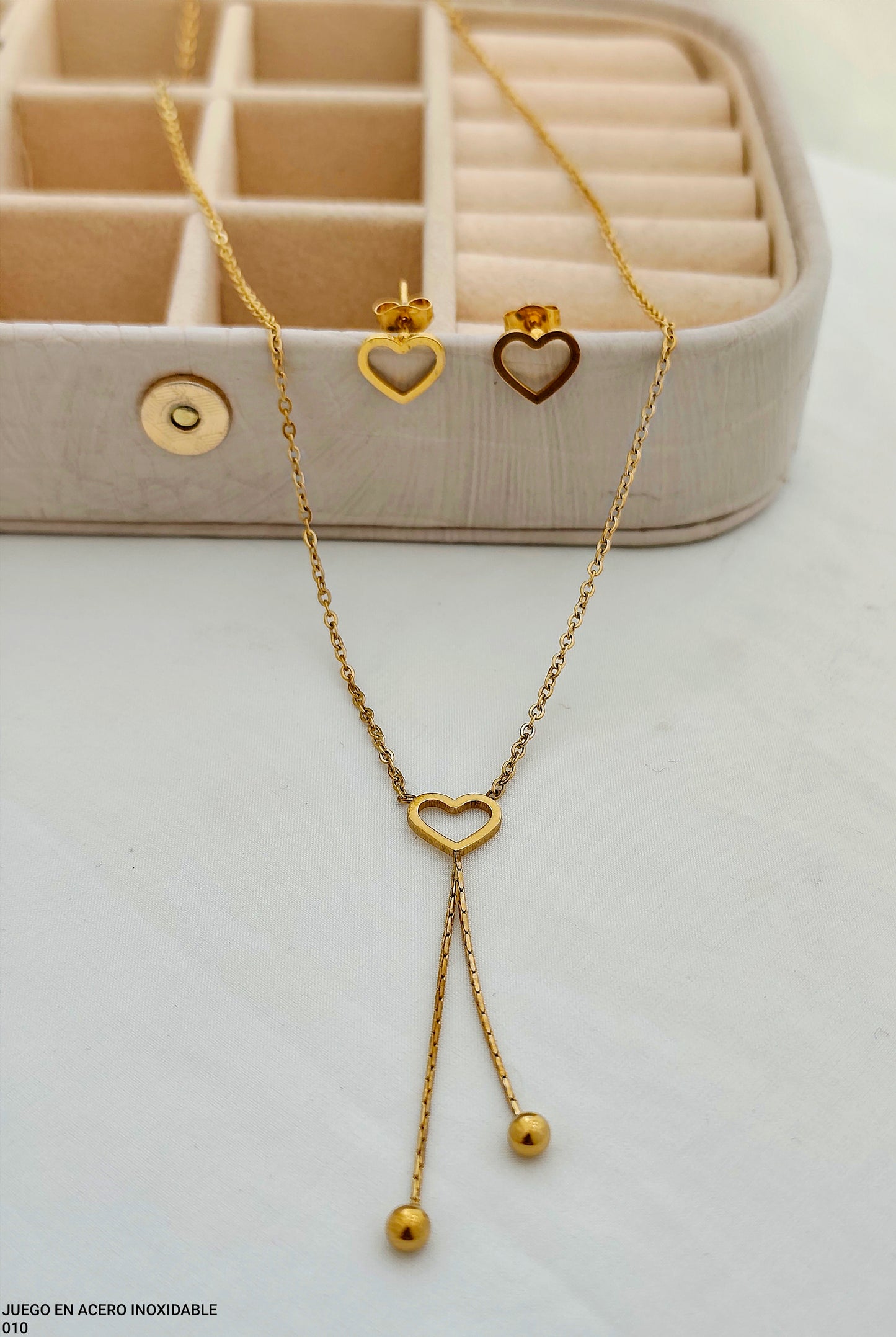 JUEGO EN ACERO INOXIDABLE