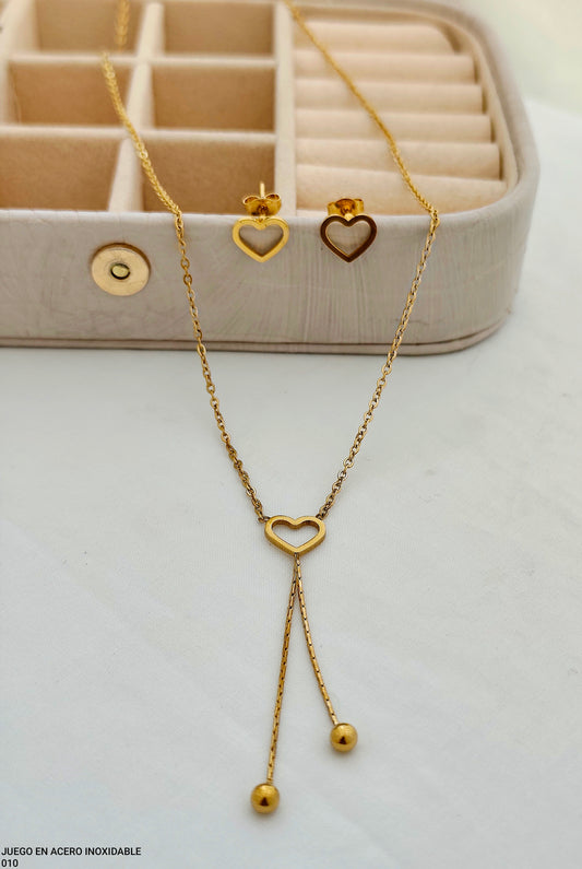 JUEGO EN ACERO INOXIDABLE